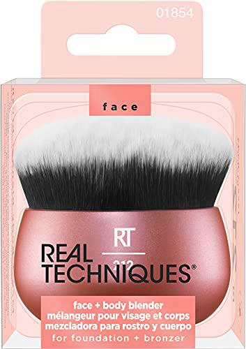 REAL TECHNIQUES 1854M Brocha Para Maquillaje De Rostro Y Cuerpo, One size