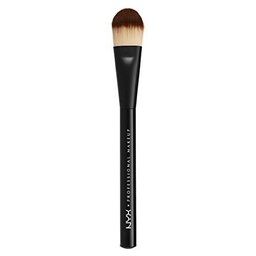 NYX PROFESSIONAL MAKEUP brocha para maquillaje fluido Pro Flat Brush 7 de fibra