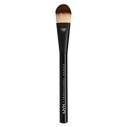 NYX PROFESSIONAL MAKEUP brocha para maquillaje fluido Pro Flat Brush 7 de fibra