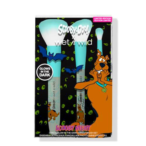 Wet n Wild Scooby-Doo Snacks Conjunto de Brochas, Set de 3 Brochas Suaves para Rostro y Ojos