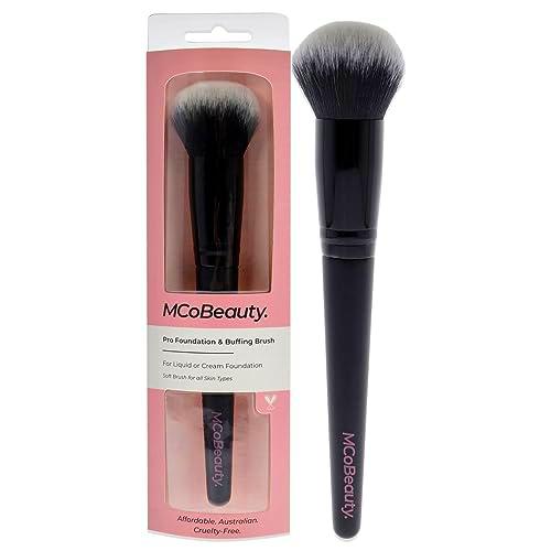 MCoBeauty Brocha profesional para base de maquillaje y pulido para mujer, 1 cepillo