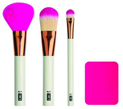 Urban Beauty United Face on Kit - Set Esencial 3 Brochas + Esponja Aplicadora 60 g