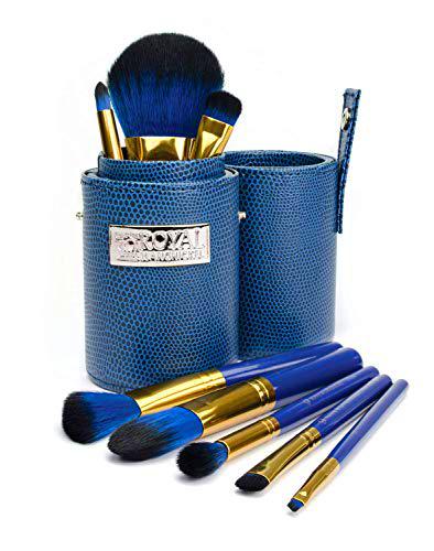 Royal &amp; Langnickel - Conjunto de pinceles de maquillaje de viaje&quot;Guilty Pleasures Pride&quot;, 8 piezas