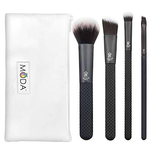 MODA Royal &amp; Langnickel Pro - Juego de 5 brochas de maquillaje con bolsa para uso diario